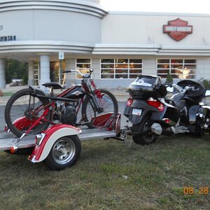 RTS & Simplex at a vintage bike show