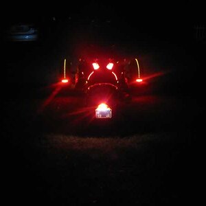 Rear view of LED only