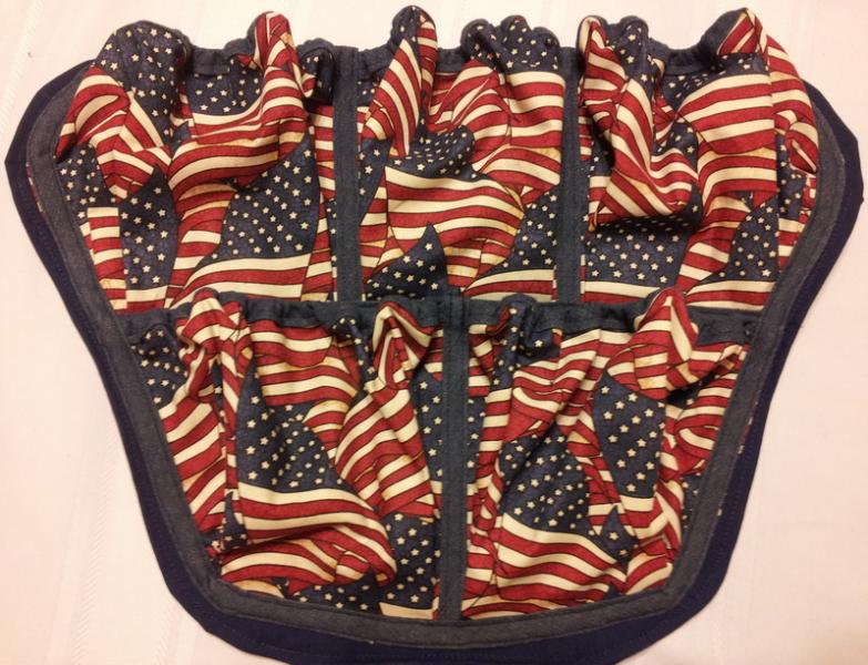 01 Flag Blue Background