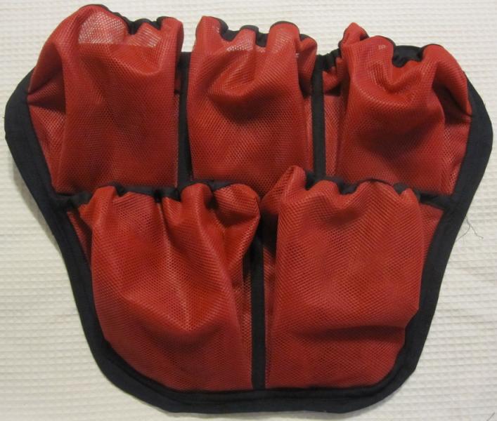 01 Red Mesh on Black