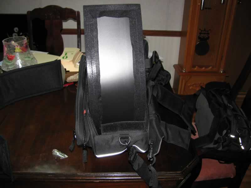 08: Bag stiffener being inserted