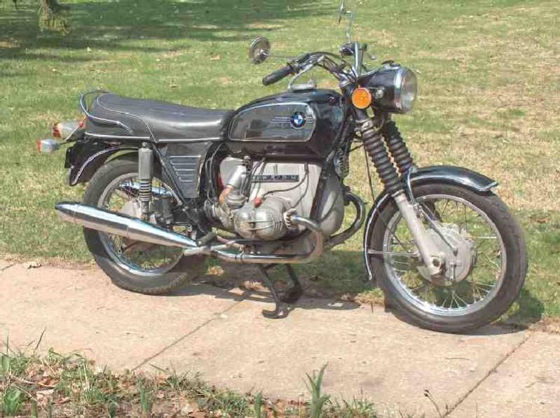 1972 BMW R75/5 'Toaster'
My first BMW, and still one of my favorites and one of the most reliable.  It had a Vetter fairing, Krauser bags, and a Wixom