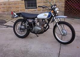 1974 Honda XL350 Blue and Silver