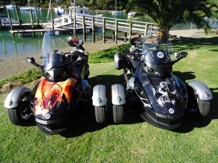 20 paces from boat to bike