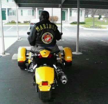 2008 CAN AM SPYDER and USMC Emblem