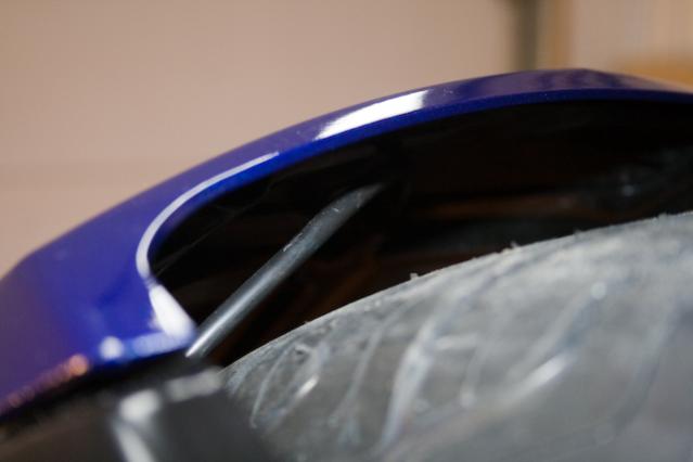 2010RSspyder TailLightWireChafe 3 - Taillight hanging down and getting chafed by the rear tire.