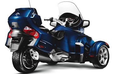 2011 CanAm Spyder RT Audio and Convenience Orbital Blue Metallic