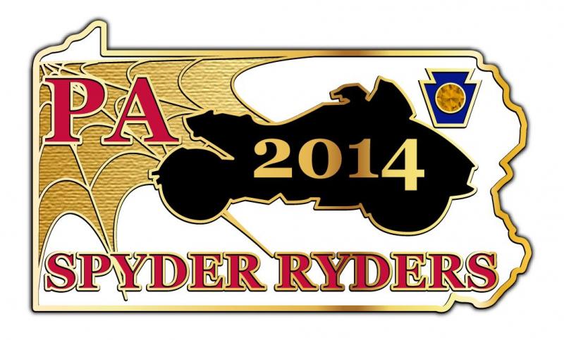 2014 PA Spyder Ryder Member Recognition Pin