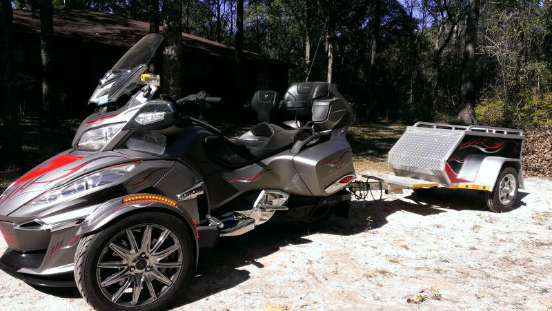 2014 RT & Aluma Trailer W/Wrap My Spyder