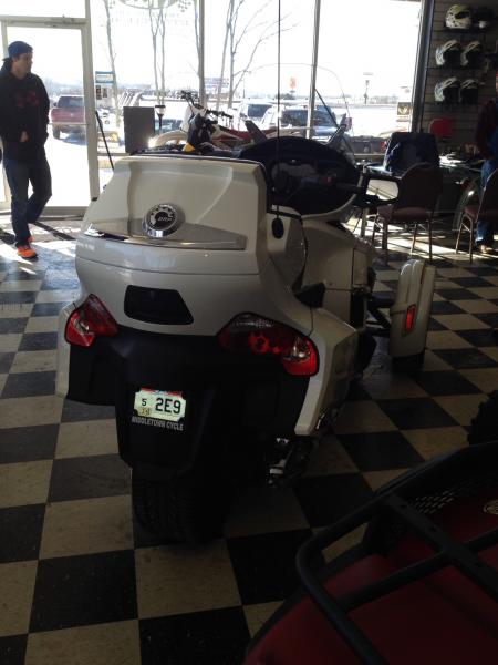 2014 Spyder RT Ltd, awaiting pick up