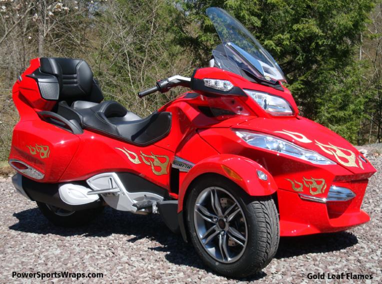 21 Flame Gold Leaf RT Graphics kit. Order: 814-838-6377