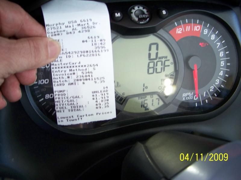 33.2 MPG Ryde to The Shed