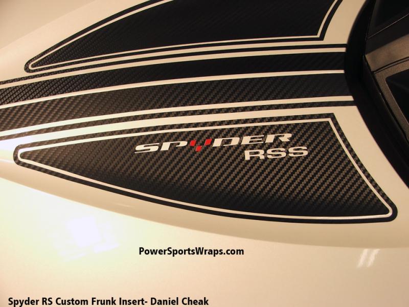 3M Carbon Fiber Frunk Insert kit Spyder RS.