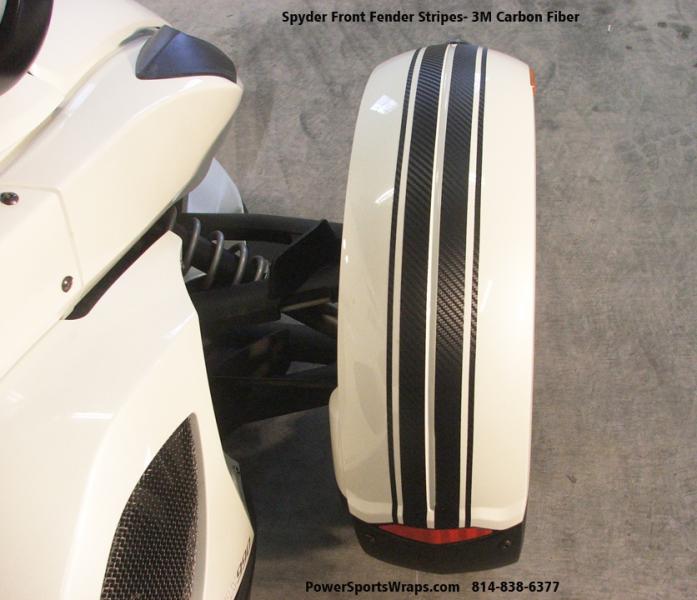 3M Carbon Fiber "GT" Style Fender Stripes.