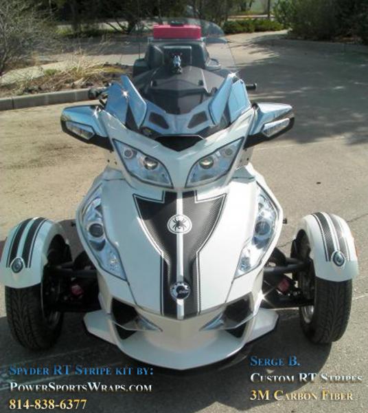 3M Carbon Fiber RT custom kit. As you can see we created the trunk insert to fill up the majority of the trunk and cover top to bottom connecting the 