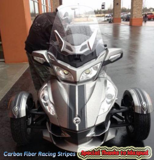 3M Carbon Fiber- RT GT Racing stripes from member Idaspud. Great color combo and really classy looking.