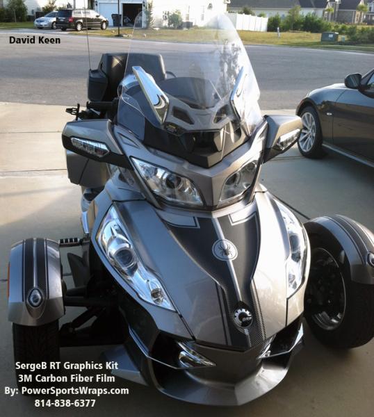 3M carbon fiber  Sergeb RT- contact us 814-838-6377 email: pete@powersportswraps.com