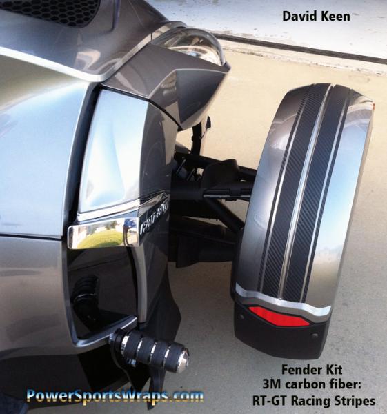 3M carbon fiber  Sergeb RT - fender stripes.