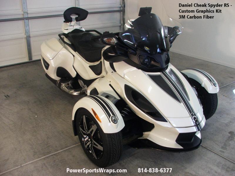 3M Carbon Fiber Spyder RS Graphics kit for Daniel Cheak