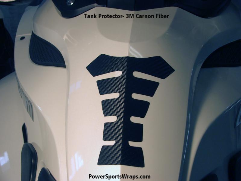 3M Carbon Fiber Tank Protector for Spyder RS.