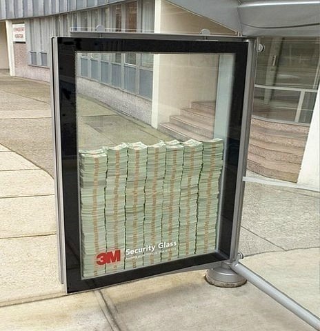 $3M Security Glass Buss Stop in Canada