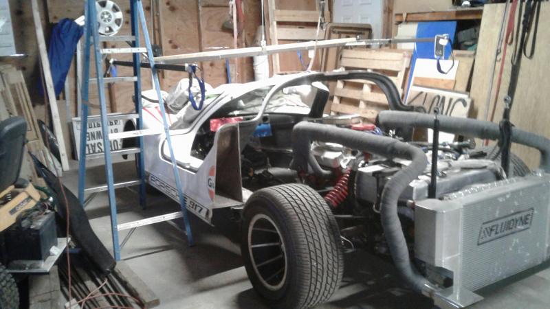 #4. The 917 with the rear body section removed.