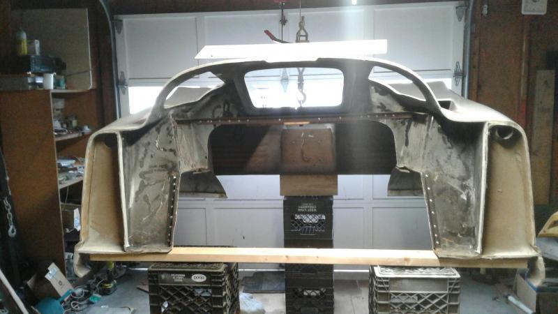 #5. View of the rear section interior. Now for some of the modifications I have planned for a full Tilting rear for engine access. I was going to have