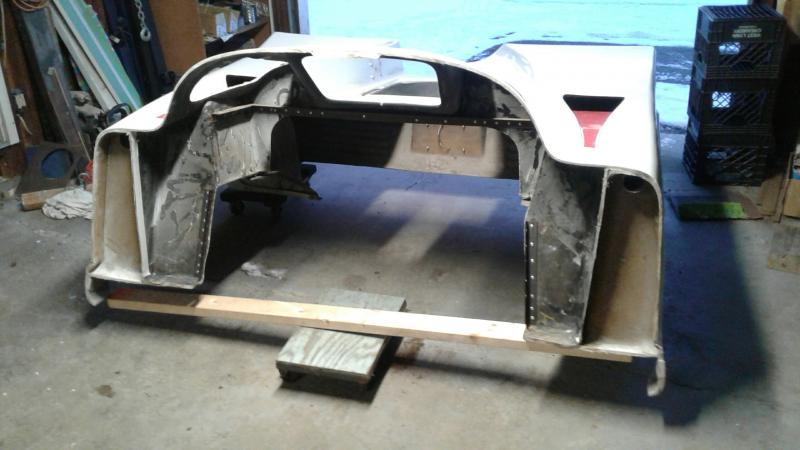 #6 Temporary way of moving it around ..... I now have four steel castors under a better wood frame