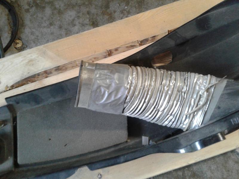 a different view of the alumin. tube connected to the oem right side panel ( inside )