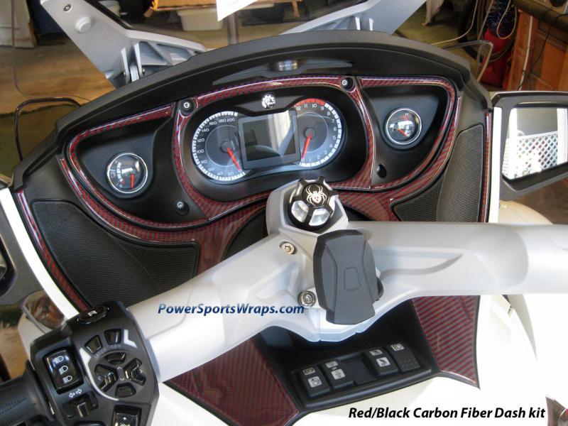 A great top shot of the complete kit installed.