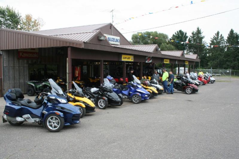 A great turn out for our ride this month.