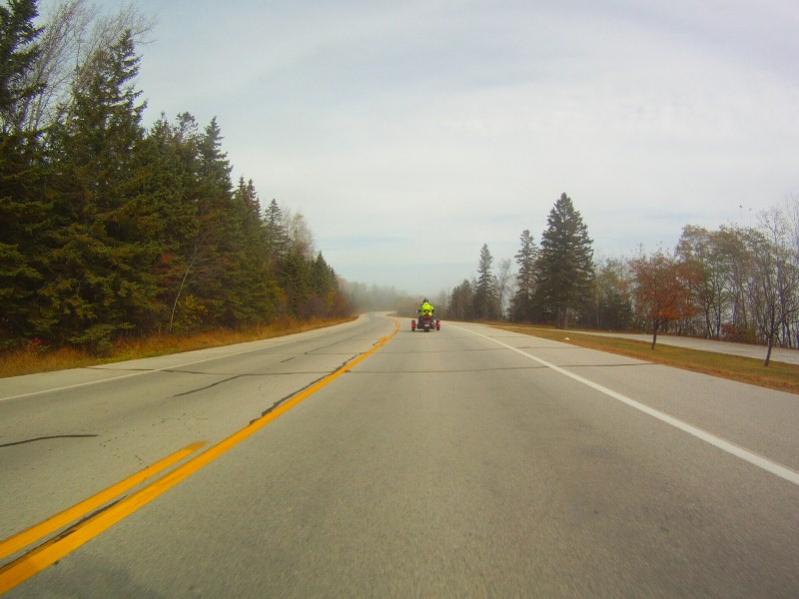 A little fog along the north shore.