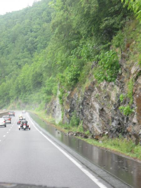 A rainstorm waterfall!