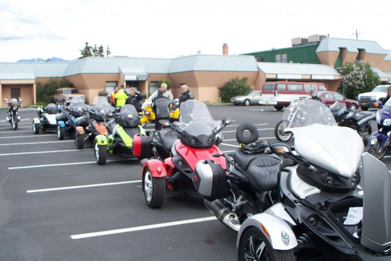 A Thursday night Spyder ride with Last Frontier MCC-Anchorage AK