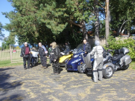 About half of the bikes at Legs Inn