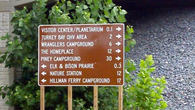 About to head done The Trace in the Land Between the Lakes.