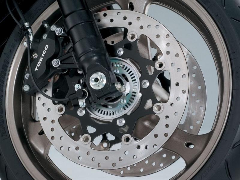 ABS comes standard on this Bike. Very nice!