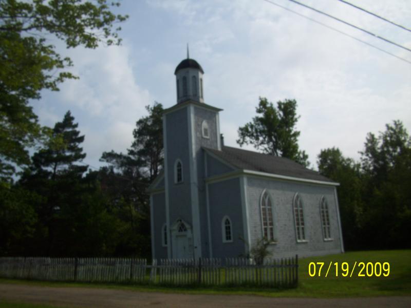 Acadian Shores drive in Nova Scotia.