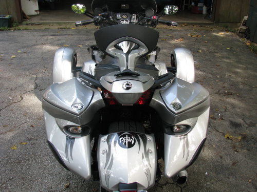 Adaptation for rear fender and side cases.