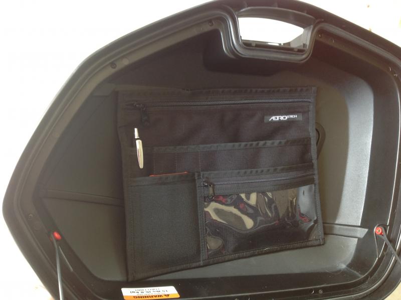 Aerostitch organizer bag - Givi side bag lid