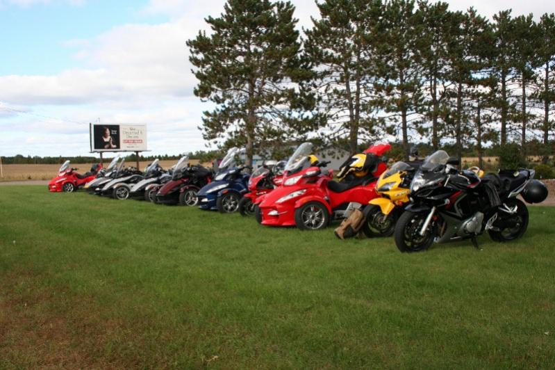 Ain't that a pretty sight? All lined up for the photo!