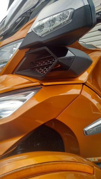 Air intake vents installed