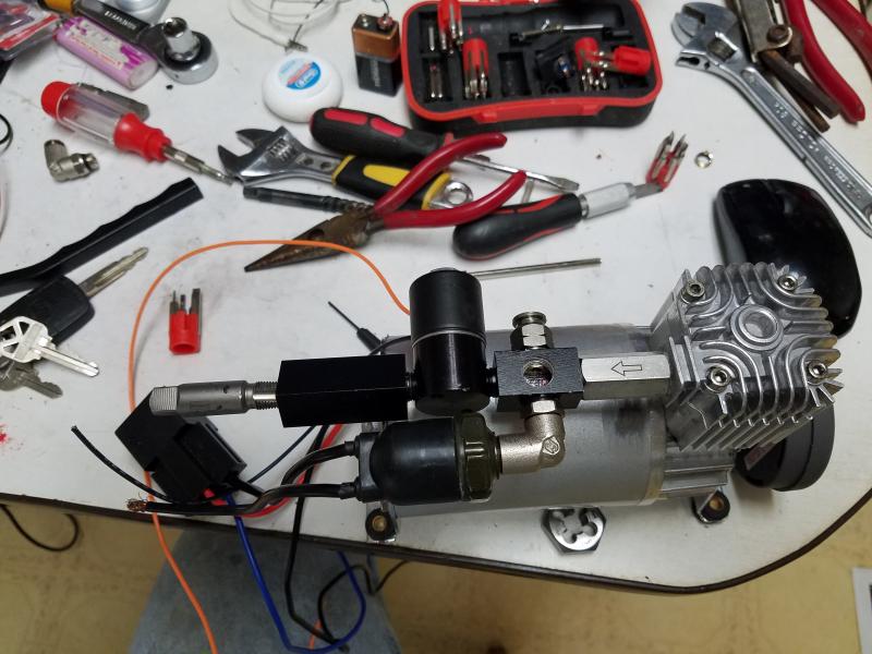 Air Ride assembled With Large 275 compressor