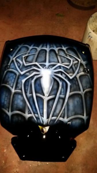 Airbrushed back fender