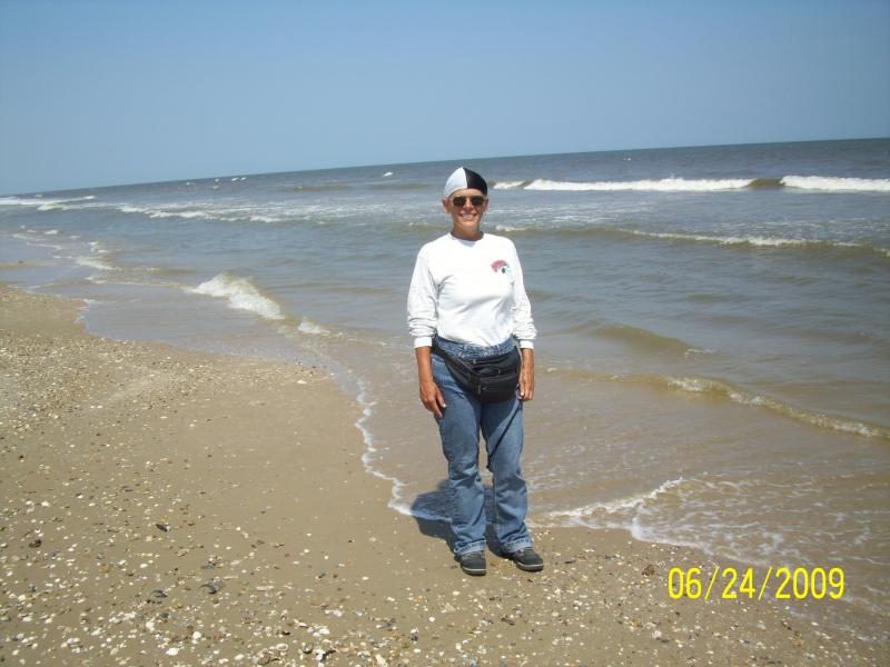 Alien on the beach.  Bolivar Peninsula, TX