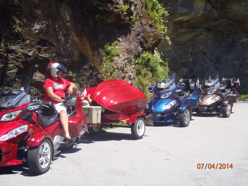 All the Rydes at Bridal Veil Falls