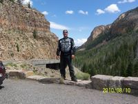 Along Hwy 212 after passing the Bear Tooth Pass summit.