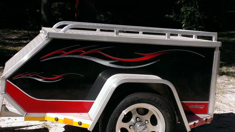 Aluma Trailer W/Wrap My Spyder