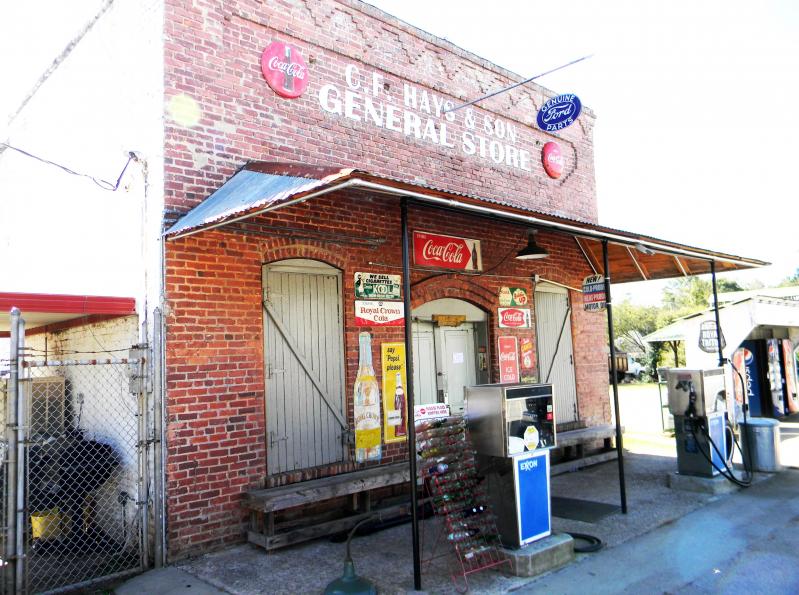 An old country store on the route to the coast. This is at Muesella, GA