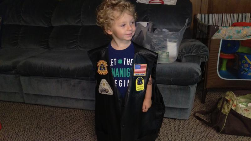 ANOTHER FUTURE RIDER WITH PAPPAS VEST